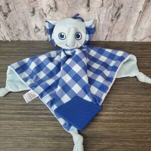 Booginhead‎ Elephant Lovey Blue Gray 12" Security Plush, Knotted Corners Teether